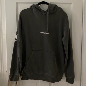 Call Her Daddy “I am Unwell” Gray Hoodie